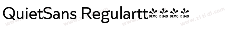 QuietSans Regulartt字体转换